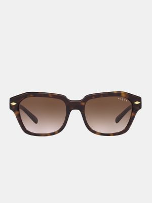 Очки солнцезащитные с принтом с геометрическим узором Vogue коричневые