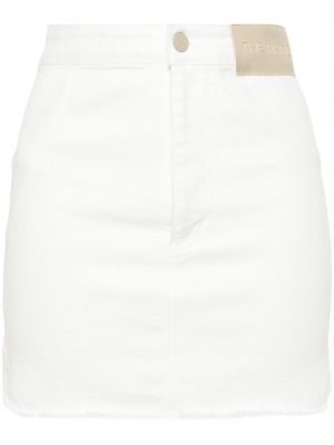Spódnica jeansowa The Mannei biała