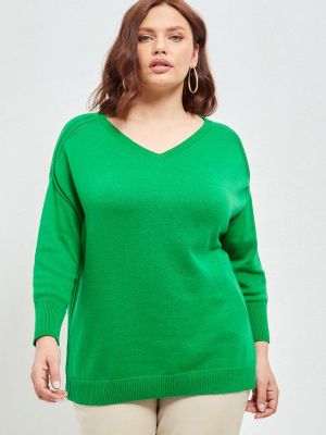 Пуловер сиринга зеленый
