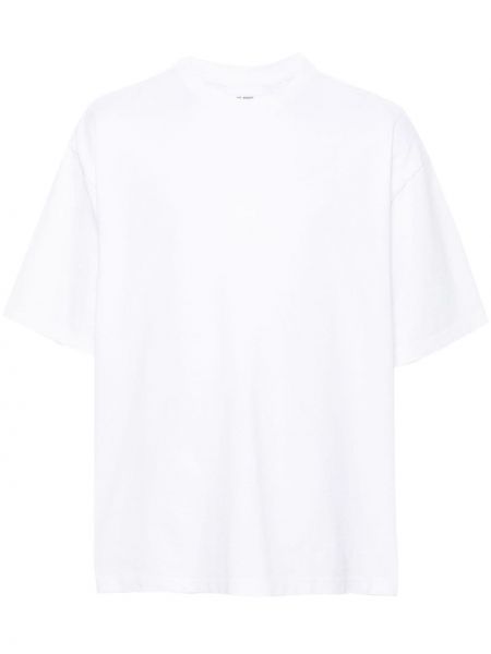 Kokvilnas apgrūtināti t-krekls Axel Arigato balts