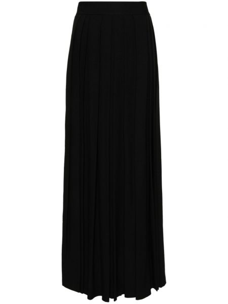 Plisované dlouhá sukně Christian Dior Pre-owned černé