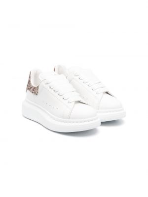 Sneakers med snörning för tjejer Alexander Mcqueen Kids vit