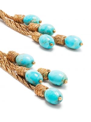 Boucles d'oreilles avec perles à boucle Aurelie Bidermann