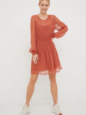 Sukienka mini Billabong pomarańczowa