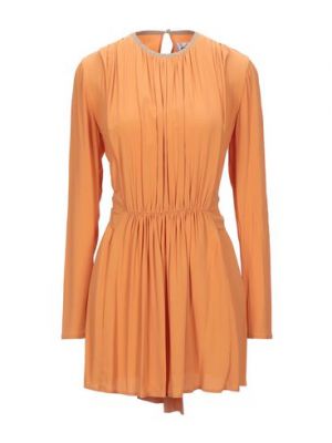 Платье мини короткое Mauro Grifoni, оранжевое