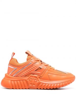 Sneakersy Philipp Plein pomarańczowe