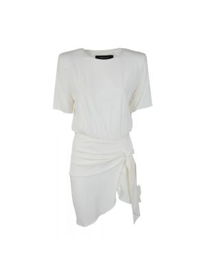 Mini robe avec manches courtes Federica Tosi blanc