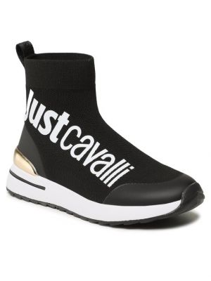 Sneakerși Just Cavalli negru