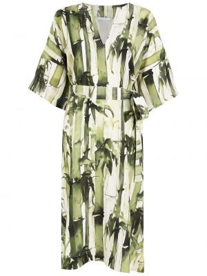 Sukienka midi z nadrukiem bambusowa Lenny Niemeyer
