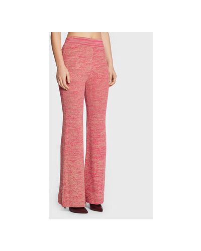 Remain Pantaloni tricotați Soleima Knit RM1678 Roz Slim Fit