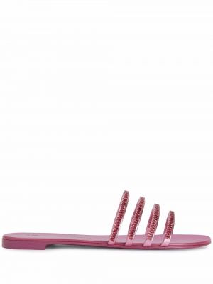 Krystaller flip-flops Giuseppe Zanotti rosa