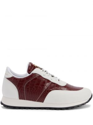 Læder sneakers Giuseppe Zanotti brun