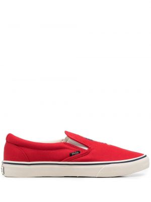 Skli på slip-on sneakers Polo Ralph Lauren rød