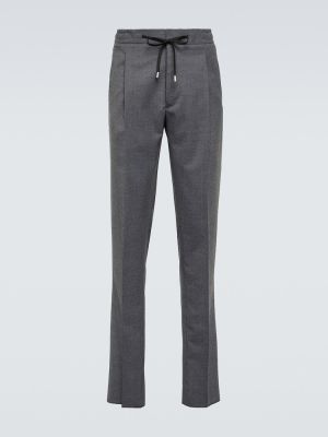 Pantalones de lana Lardini gris
