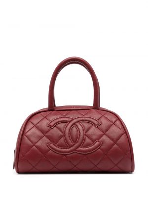 Bolso shopper acolchada con estampado de rombos Chanel Pre-owned