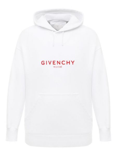 Хлопковое худи Givenchy белое