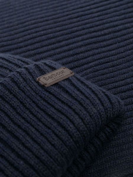 Bonnet en tricot Barbour bleu