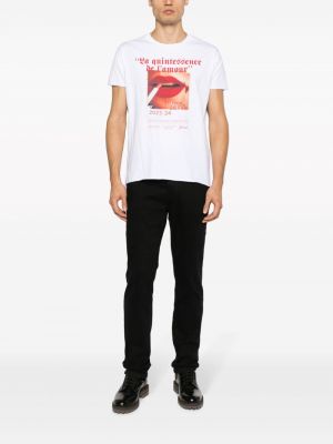 T-shirt en coton à imprimé Zadig&voltaire blanc
