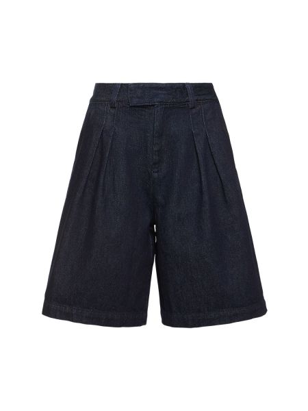 Bomull bermudashorts The Frankie Shop blå