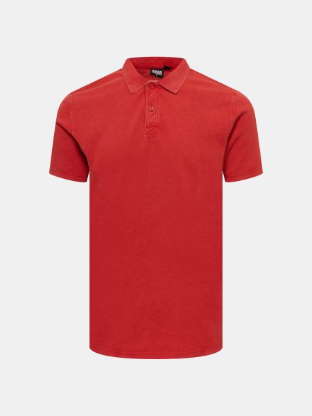 URBAN CLASSICS Koszulka polo - Czerwony - Mężczyzna - S (S)