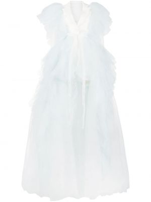 Vestido de cóctel de tul Loulou blanco