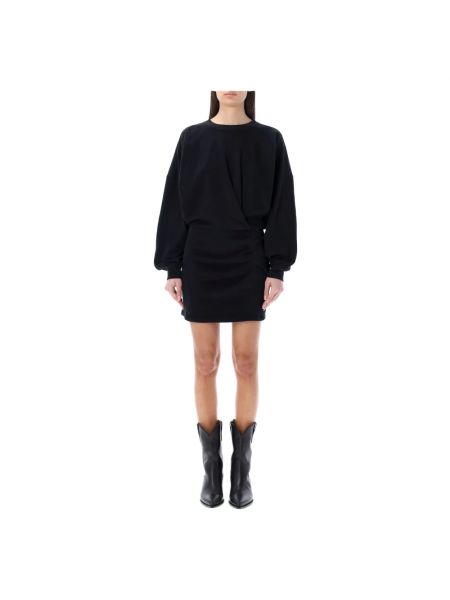 Vestito di cotone in jersey Isabel Marant Etoile nero
