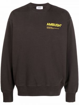 Trykt sweatshirt Ambush brun