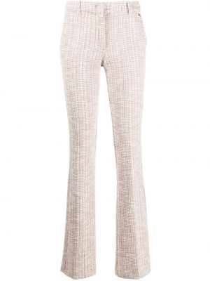 Pantaloni in tweed Liu Jo rosa