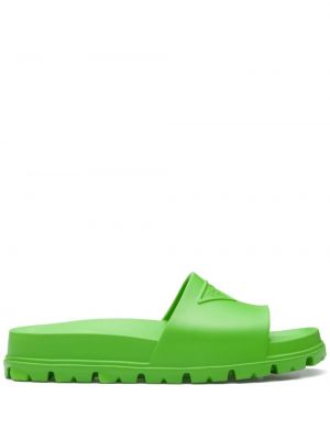 Ниски обувки Prada зелено