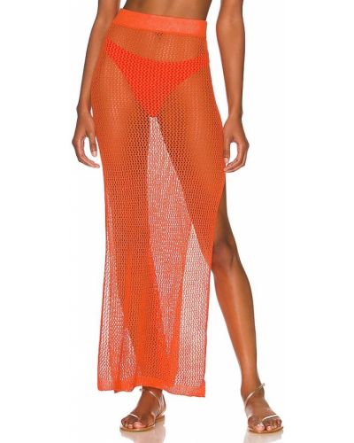 Maxi sukně Superdown, oranžová