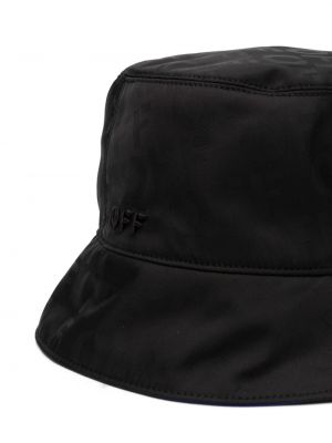 Chapeau en nylon à imprimé réversible Off-white noir