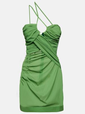 Drapiruotas suknele Nensi Dojaka žalia