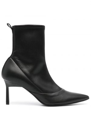 Ankle boots en cuir Calvin Klein noir