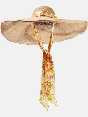 Sombrero de seda a cuadros Zimmermann