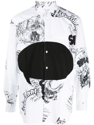 Painettu paitapusero Comme Des Garcons Shirt valkoinen