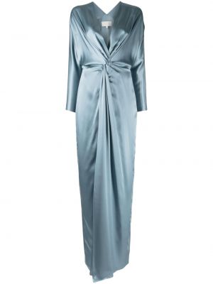 Sukienka długa Michelle Mason - Niebieski