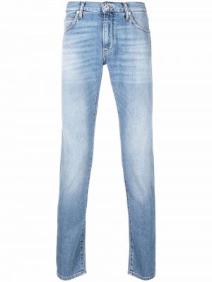 Slank stretch jeans Emporio Armani blå