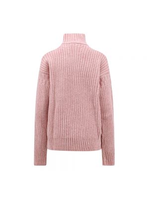 Jersey cuello alto de lana con cuello alto Marni rosa