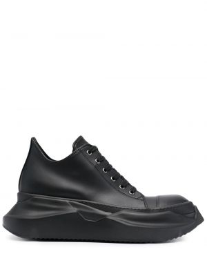 Abstrakt trykk plattform sneakers Rick Owens Drkshdw svart