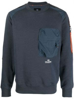 Pullover mit print mit rundem ausschnitt Parajumpers blau