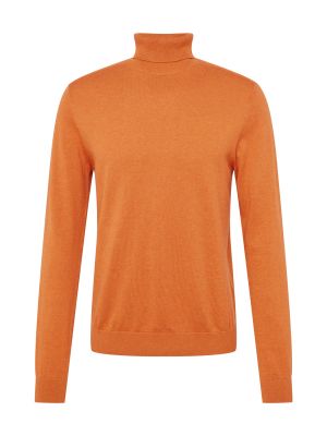 Džemperis ar augstu apkakli Selected Homme oranžs