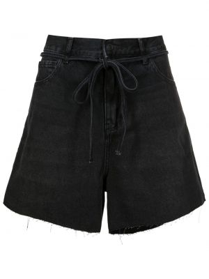 Shorts di jeans baggy Osklen nero