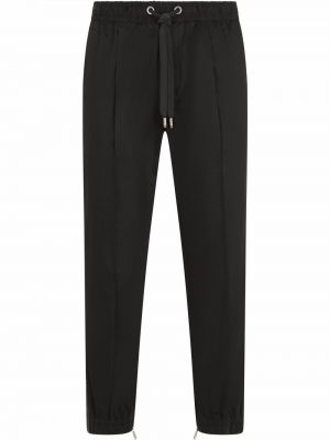 Pantalon de joggings à rayures Dolce & Gabbana noir