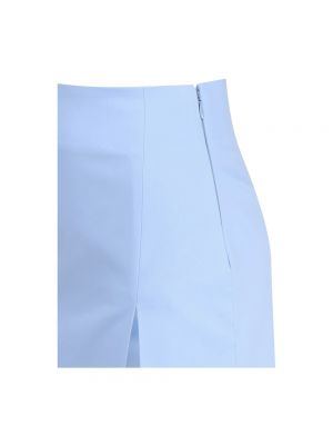 Mini spódniczka z wysoką talią bawełniana Andamane niebieska