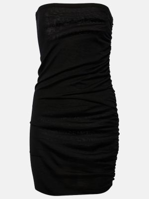 Μάλλινη φόρεμα Isabel Marant μαύρο