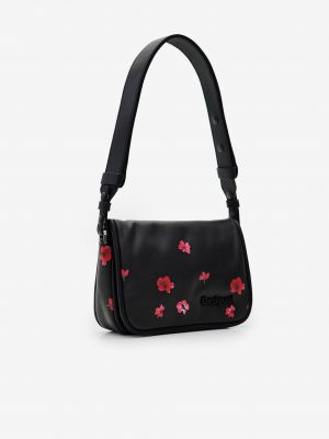 Kvetinová kabelka Desigual čierna