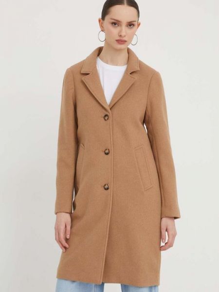 Пальто Abercrombie & Fitch коричневое