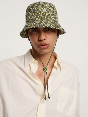 Bavlněný klobouk A.p.c. khaki