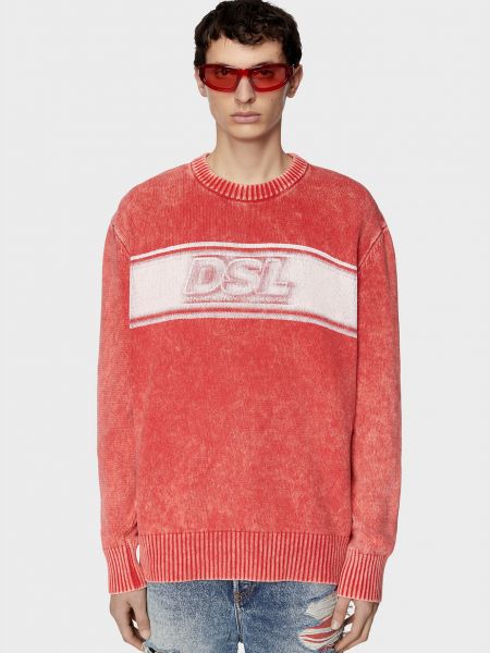 Пуловер Diesel красный