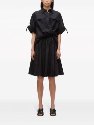 Sukienka mini drapowana 3.1 Phillip Lim czarna